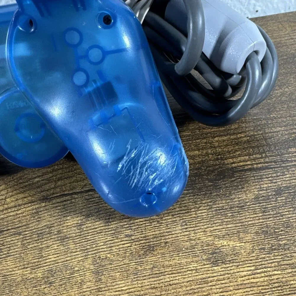 1999 Sony PlayStation 1 PS1 Island Blue Video Game Controller SCPH-1200 PS One